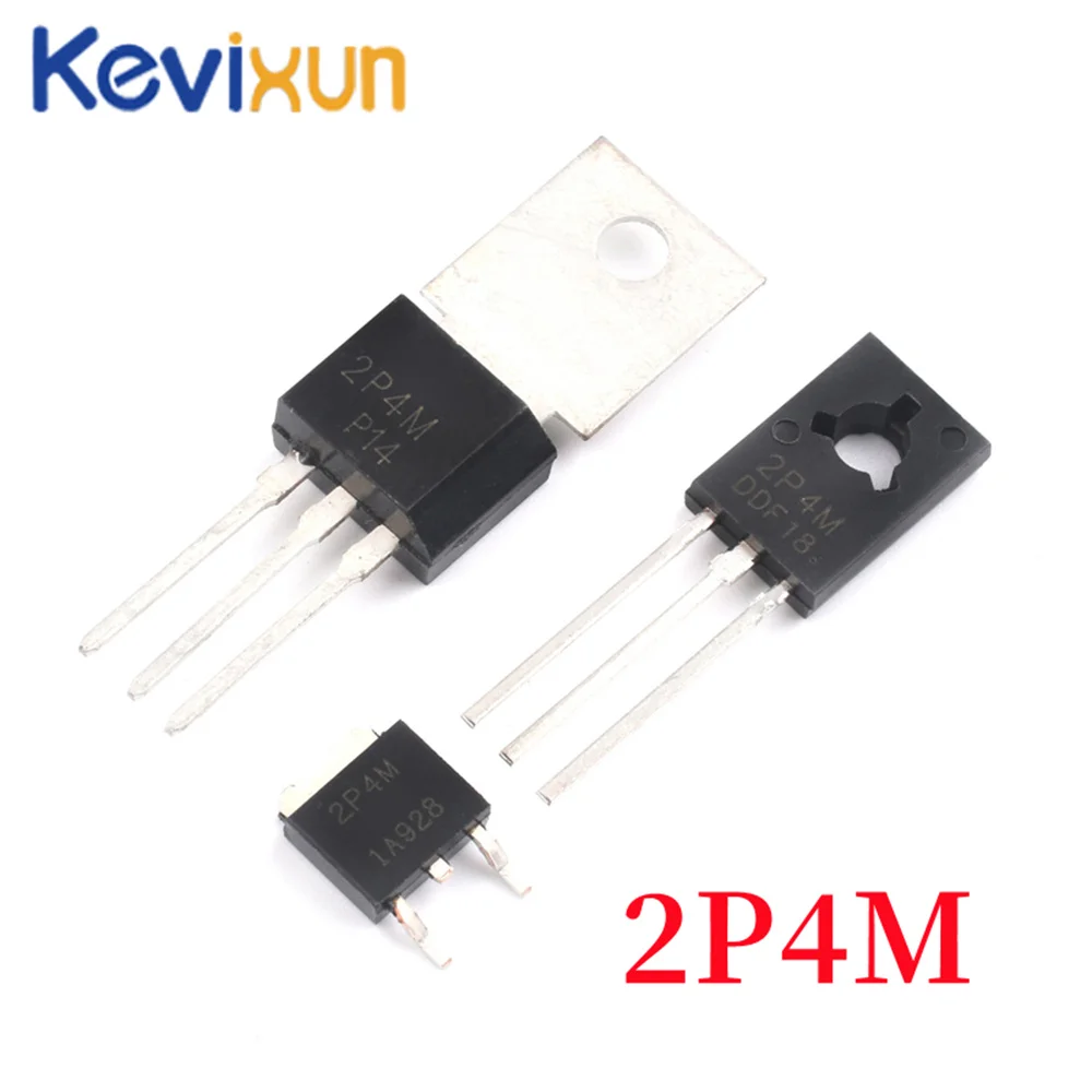 10pcs/lot 100% New 2P4M TO-126 TO-252 TO-202 SCR Thyristor 400V/2A 500V/2A 600V/2A In Stock