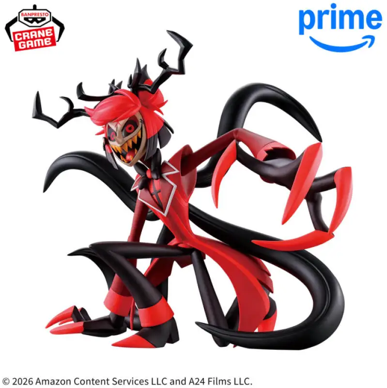 Фото В наличии Оригинальные фигурки Bandai Banpresto Hazbin Hotel: Радио-демон Аластор, аниме-фигурки, модели, украшения, коллекционные подарки, игрушки №3