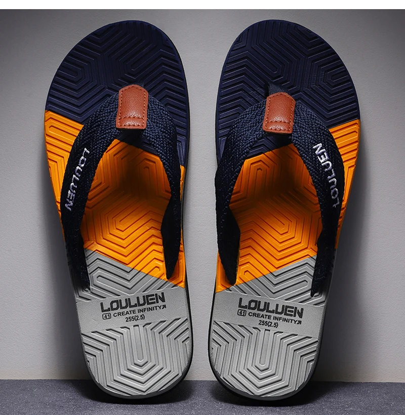 

High Quality Brand Men Flip Flops Summer Beach Flip Flops Men Fashion Breathable Casual Men Beach Slippers Summer Outdoor