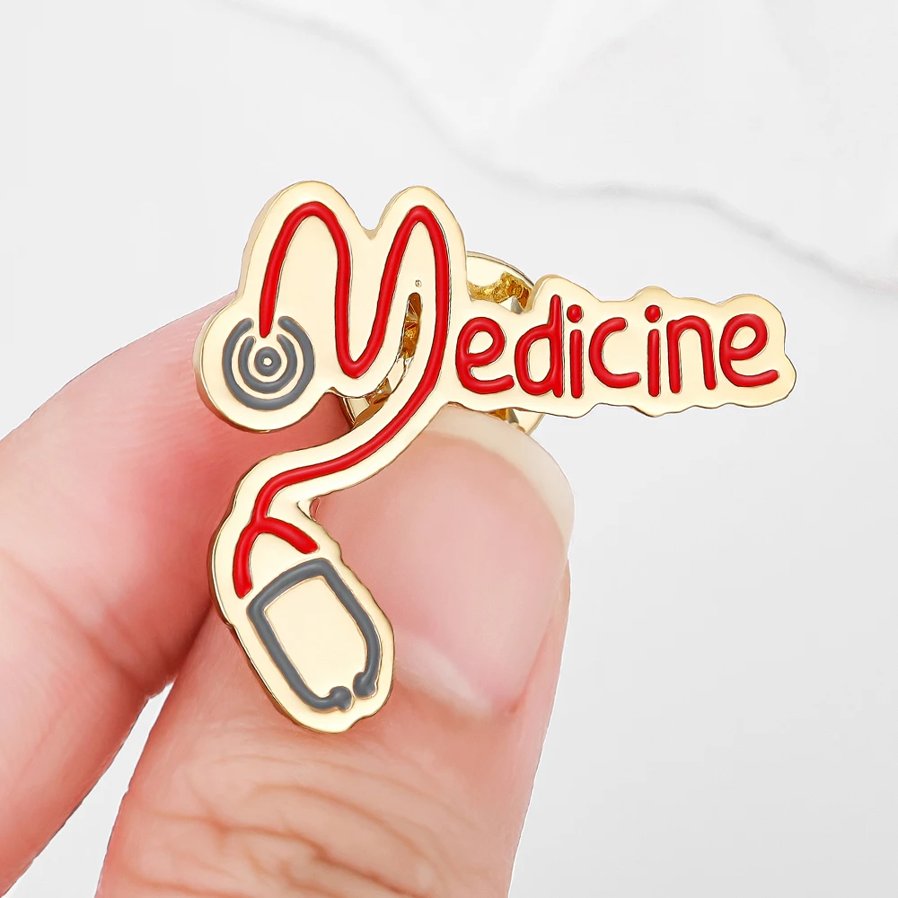 DCARZZ медицинская школьная эмалированная брошь для медсестер студенческая