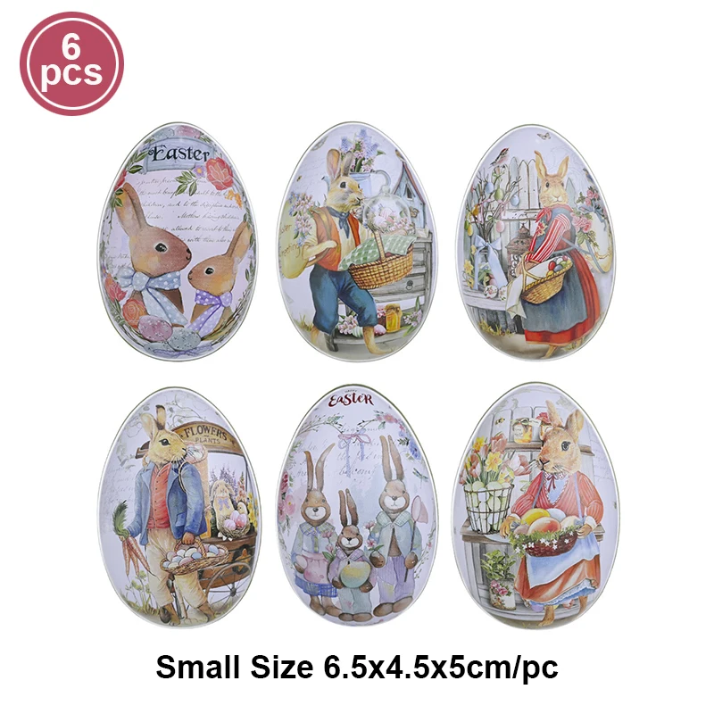 

3/6 шт. Винтажная жестяная коробка для конфет EsenTroye