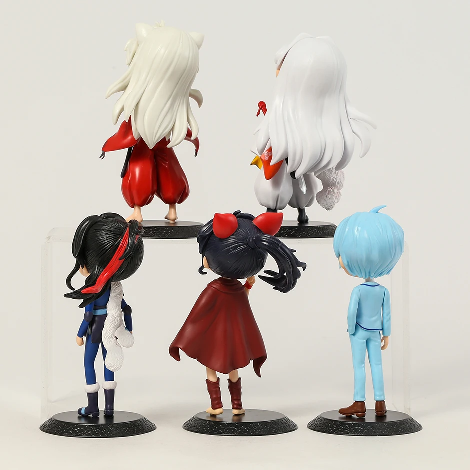 Фото 5 шт./компл. Qposket Inuyasha Sesshoumaru Higurashi Towa Setsuna Moroha милые игрушки куклы ПВХ Фигурки Коллекционная модель подарок №5