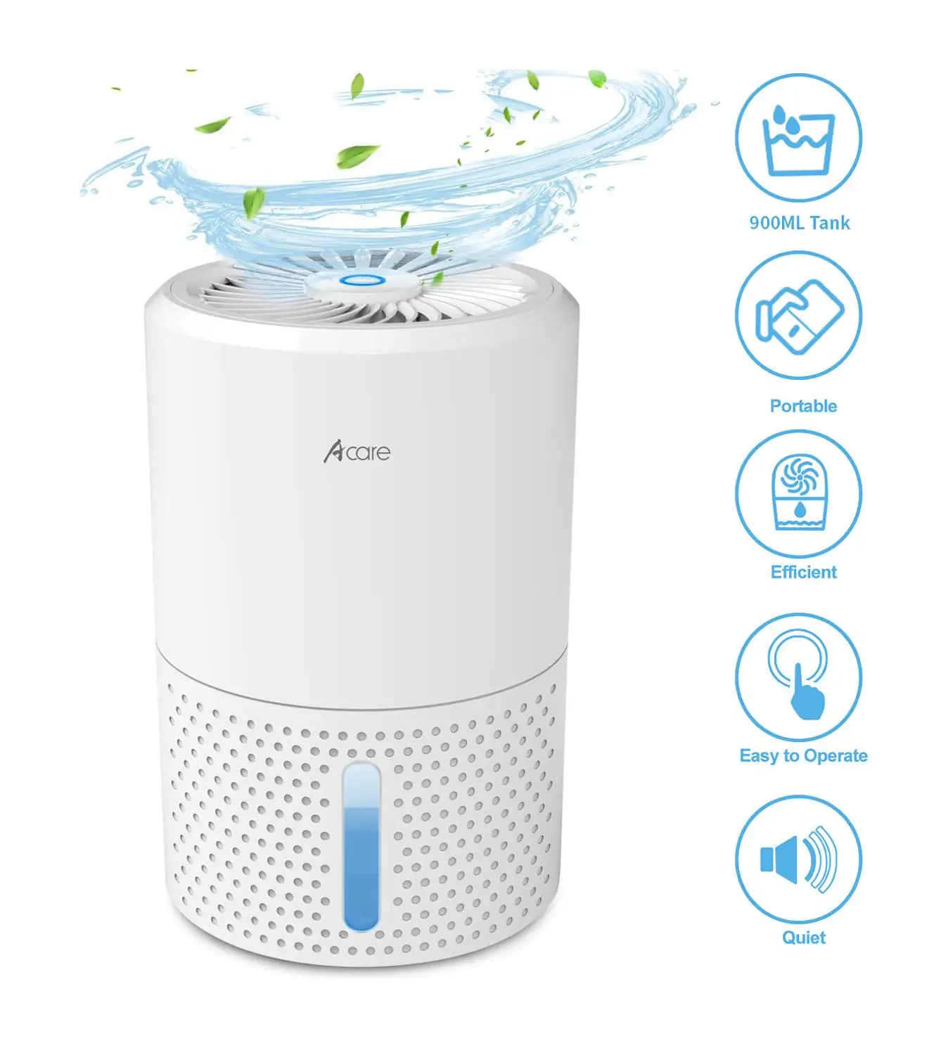 Dehumidifier Moisture Absorbers Air Dryer 900ml Water Tank Quiet Air Dehumidifier For Home Appliance Basement Bathroom Wardrobe