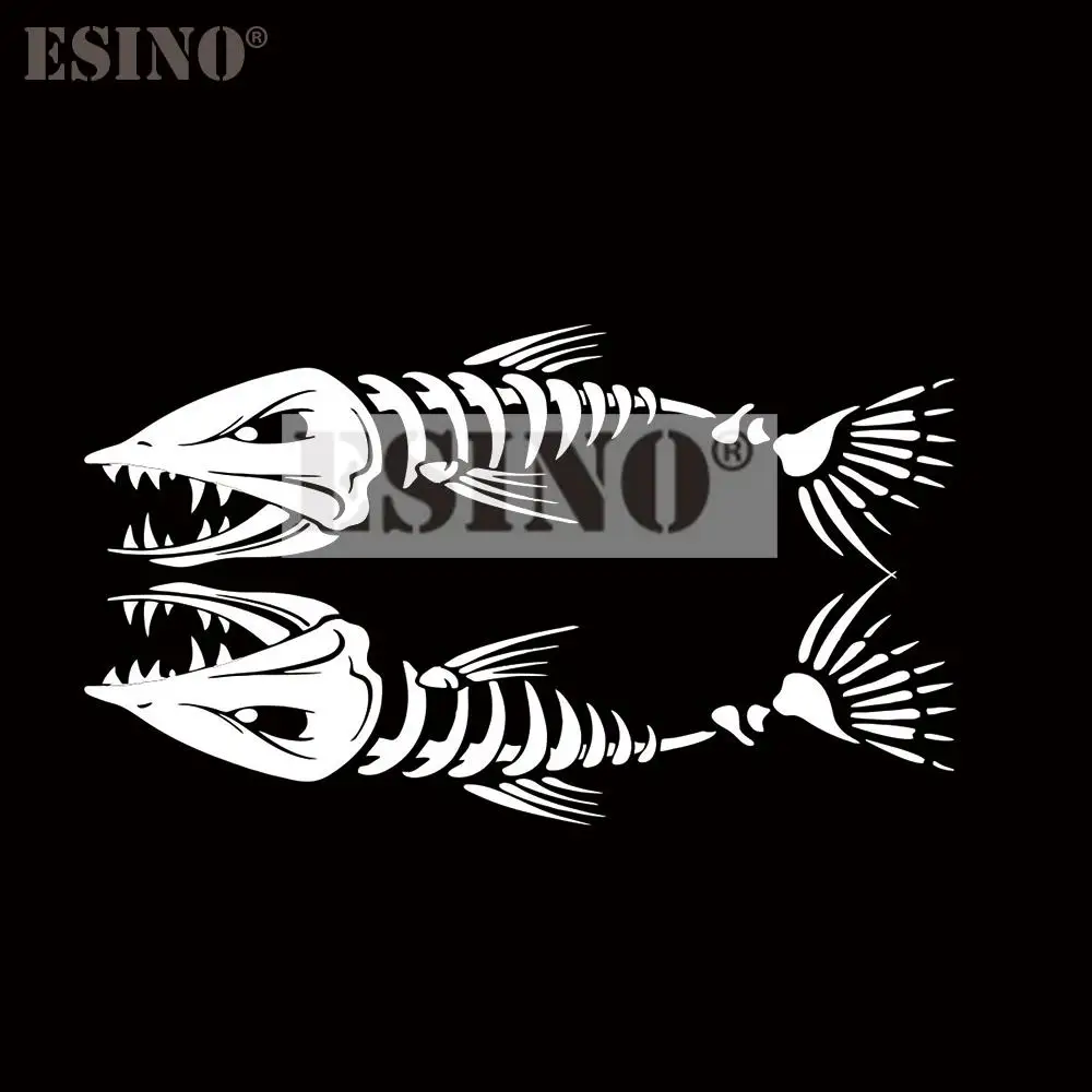 

2 х крутая модная рыбья кость ПВХ клей 3D резьба водостойкая наклейка на кузов автомобиля лодка декоративная виниловая наклейка