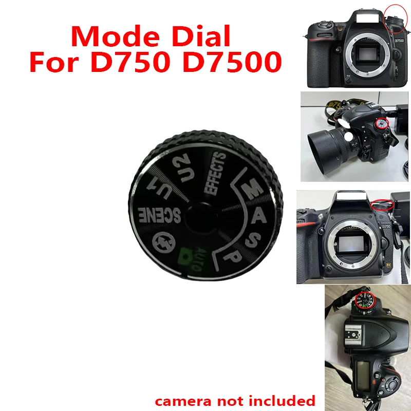 Новый оригинальный для Nikon D750 D7500, верхняя крышка, функция выбора режима, проигрыватель, колесо, зеркальная камера, аксессуары для ремонта (art.: 3920cff60a698) - 3920cff60a698