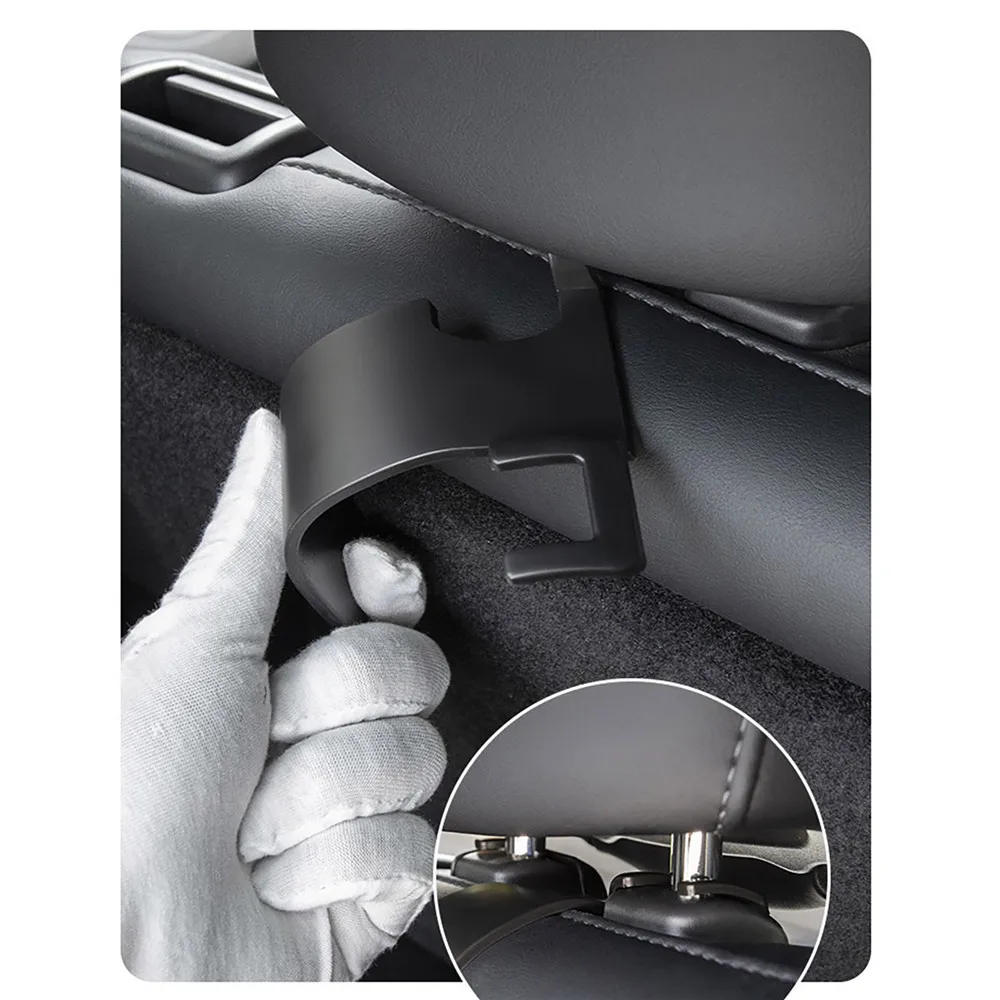 

Car Rear Seat Hooks Storage Hook Trunk Seat Hook Car Accessories for Model Y