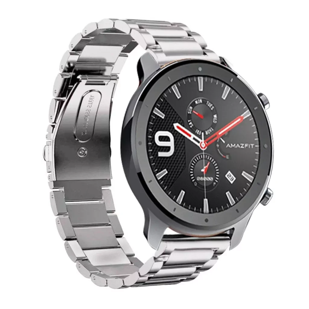 

Bracelet For AMAZFIT GTR Smart Watch Wristband 47mm Stainless Steel Watchband Metal Smartwatch Strap Smart Wristband