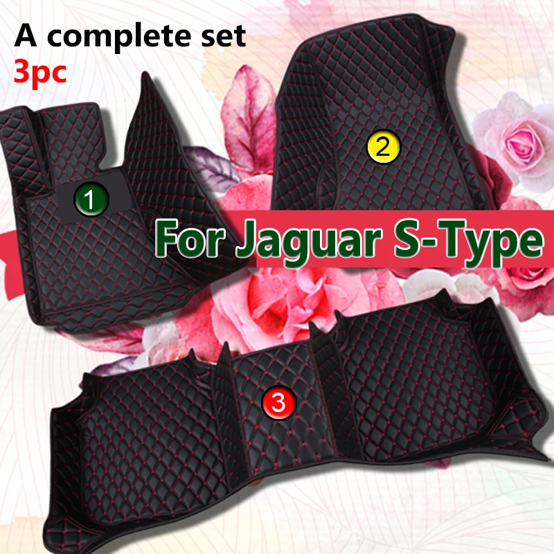 

Автомобильные коврики для Jaguar S-Type SType S Type 1999 ~ 2007, коврик, прочный кожаный коврик, подкладки против грязи, детали интерьера, автомобильные аксессуары