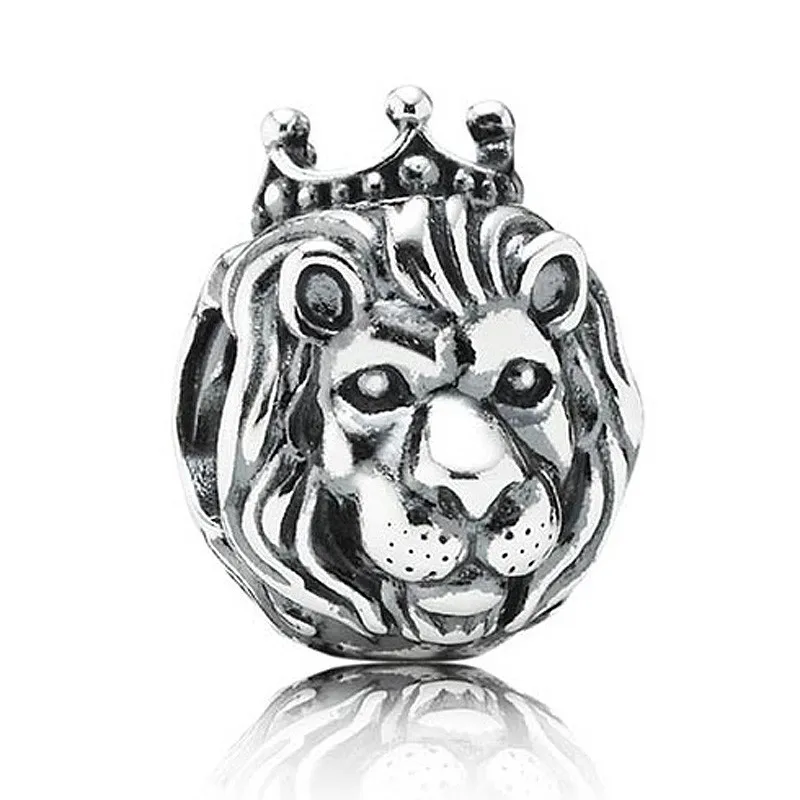 

Original Moments Animal King Of The Jungle Lion Beads Charm Fit Pandora Women 925 Sterling Silver Bracelet Bangle Diy Jewelry