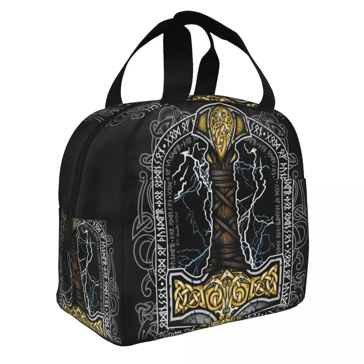 Thor Odinson, God Of Thunder (Full Color) Lunch Bento Bags Portable Aluminum Foil thickened Thermal Cloth Lunch Bag
