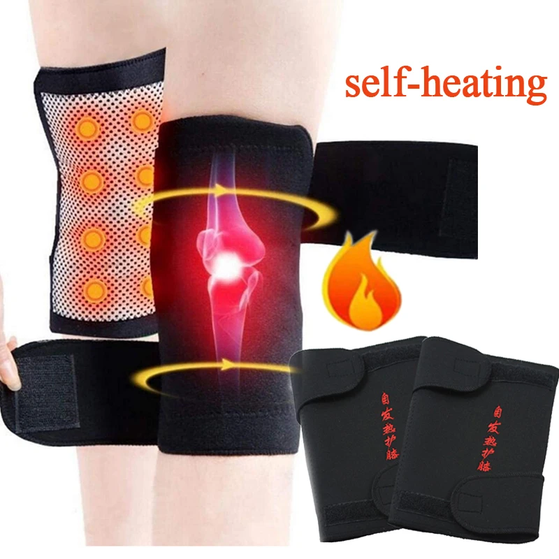

Leg Protector Joint Belt Knee Brace Self heating Leg Kneepad Support Tourmaline Health Care Orthotics Sleeves Warm Leg Cover