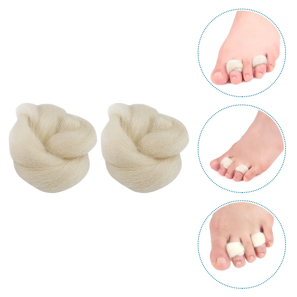 

Toe Finger Wool Spacers Separators Separator Pedicure Lambs Nail Splitter Divider Dividers Stretcher Spacer Corrector Pads