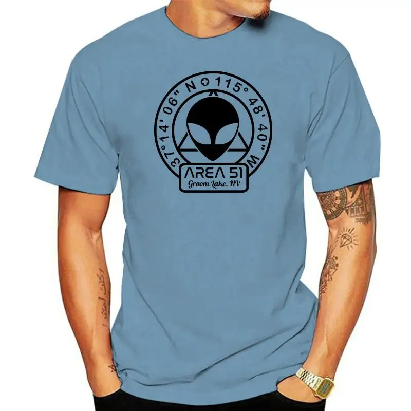 

Area 51 Groom Lake New Alien Shirt Multiple Sizes and Colors 2022 fashion t shirt 100% cotton tee shirt tops wholesale tee