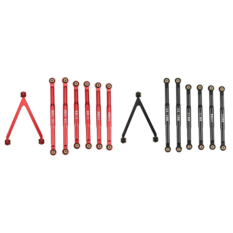 

Metal Link Linkage Pull Rod Tie Rod Set for Axial SCX24 C10 AXI00001 AXI00002 1/24 RC Crawler Car Upgrade Parts