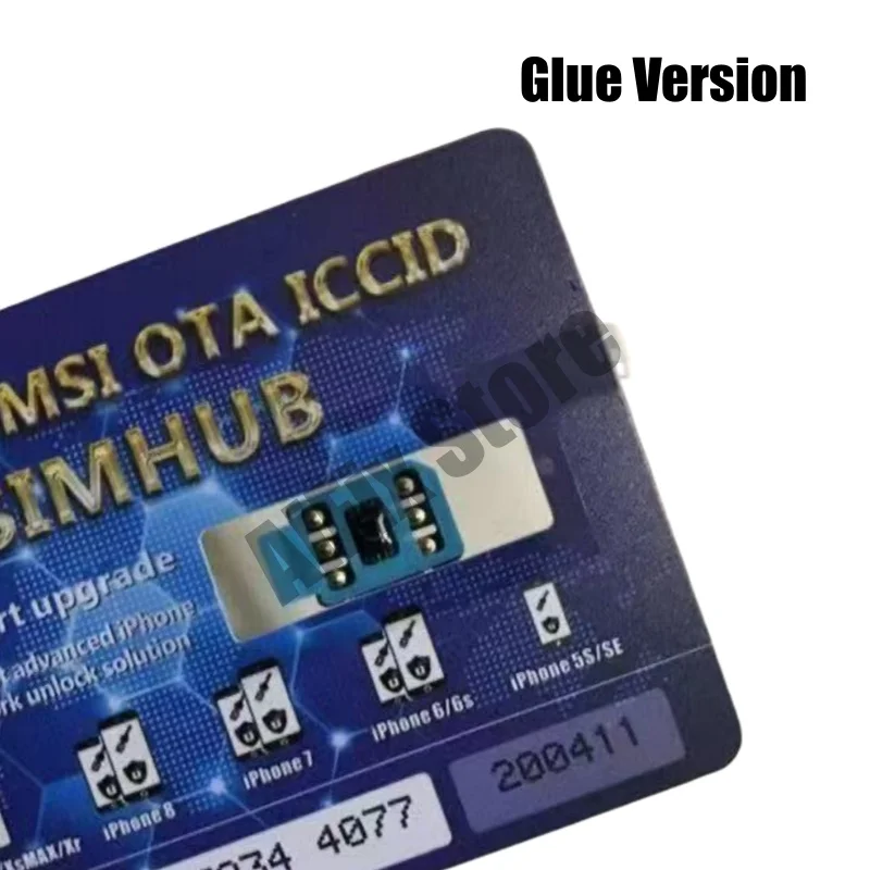 Фото Новейшая односторонняя версия Heicard Pro с наклейкой, режим QPE-Volte TMSI для iPhone 16, 15, 14, 13 mini, 12 mini, 11 x 8 7, 6 №4