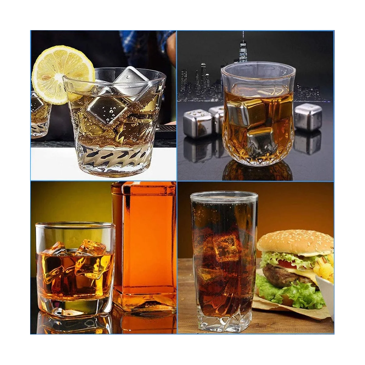 8 шт. кубики для виски вина