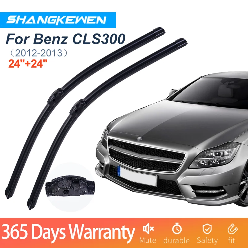 

Car Wiper Blade For Benz CLS300 Universal Frameless Noise Reduction Windshield Rubber ShangKeWen Wiper Mercedes-Benz Accessories