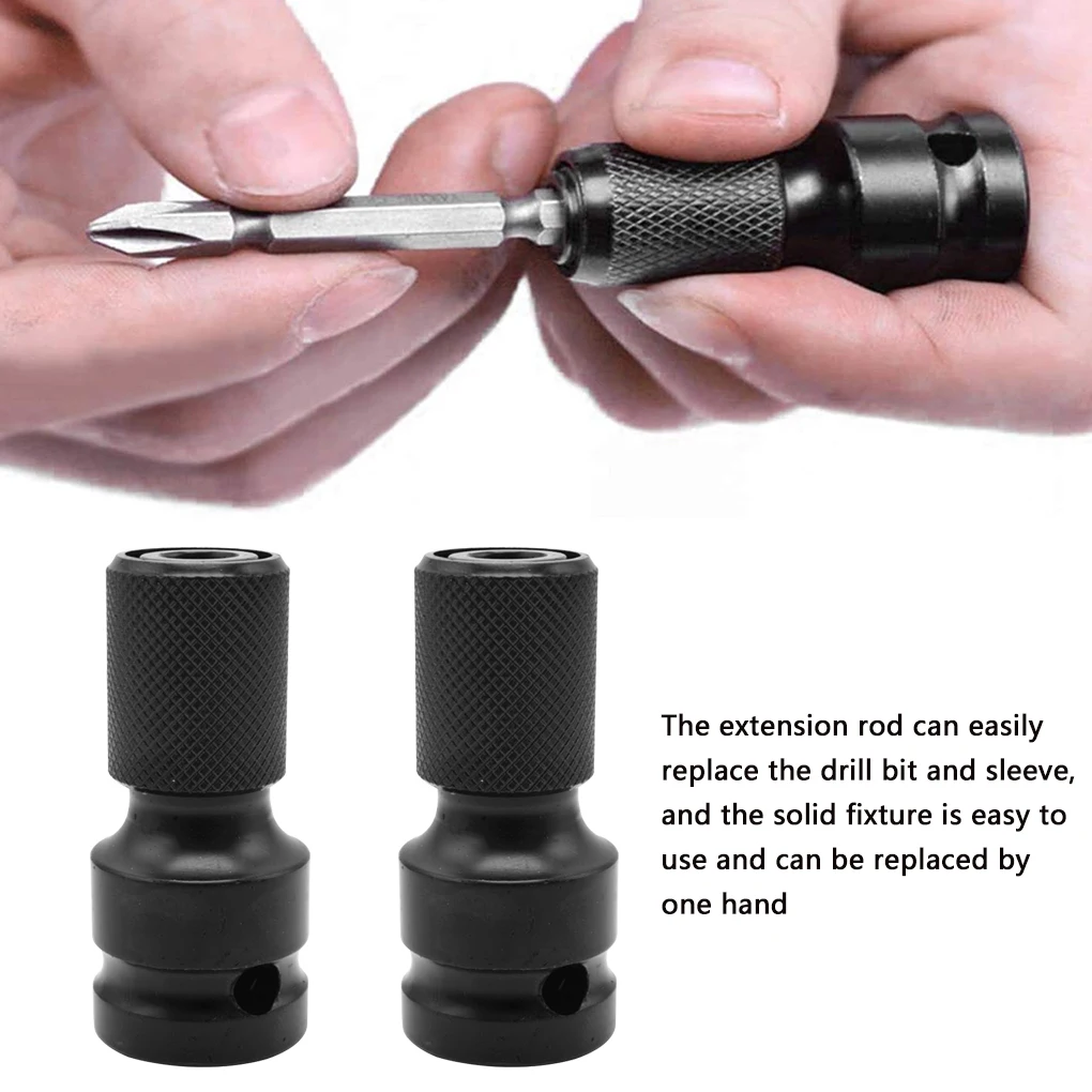 

Screwdriver Adapter Telescopic Screw Bit Holder Wrench Adapter Screw Extension Bar 1/2in to 1/4in Telescopic Screwdriver Adapte