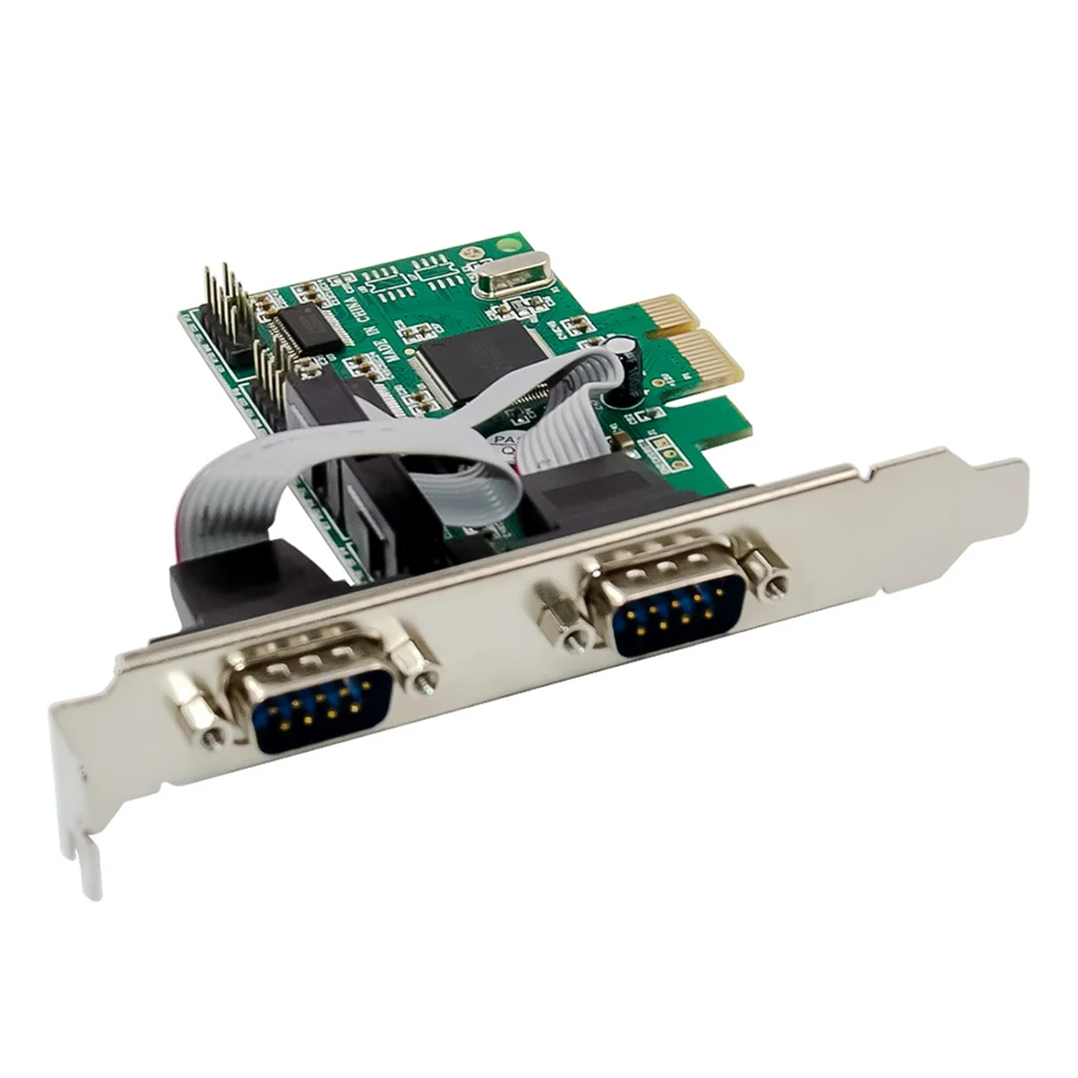 Плата расширения ST310 PCIe X1 CH384L Стандартный штыревой порт RS232 COM