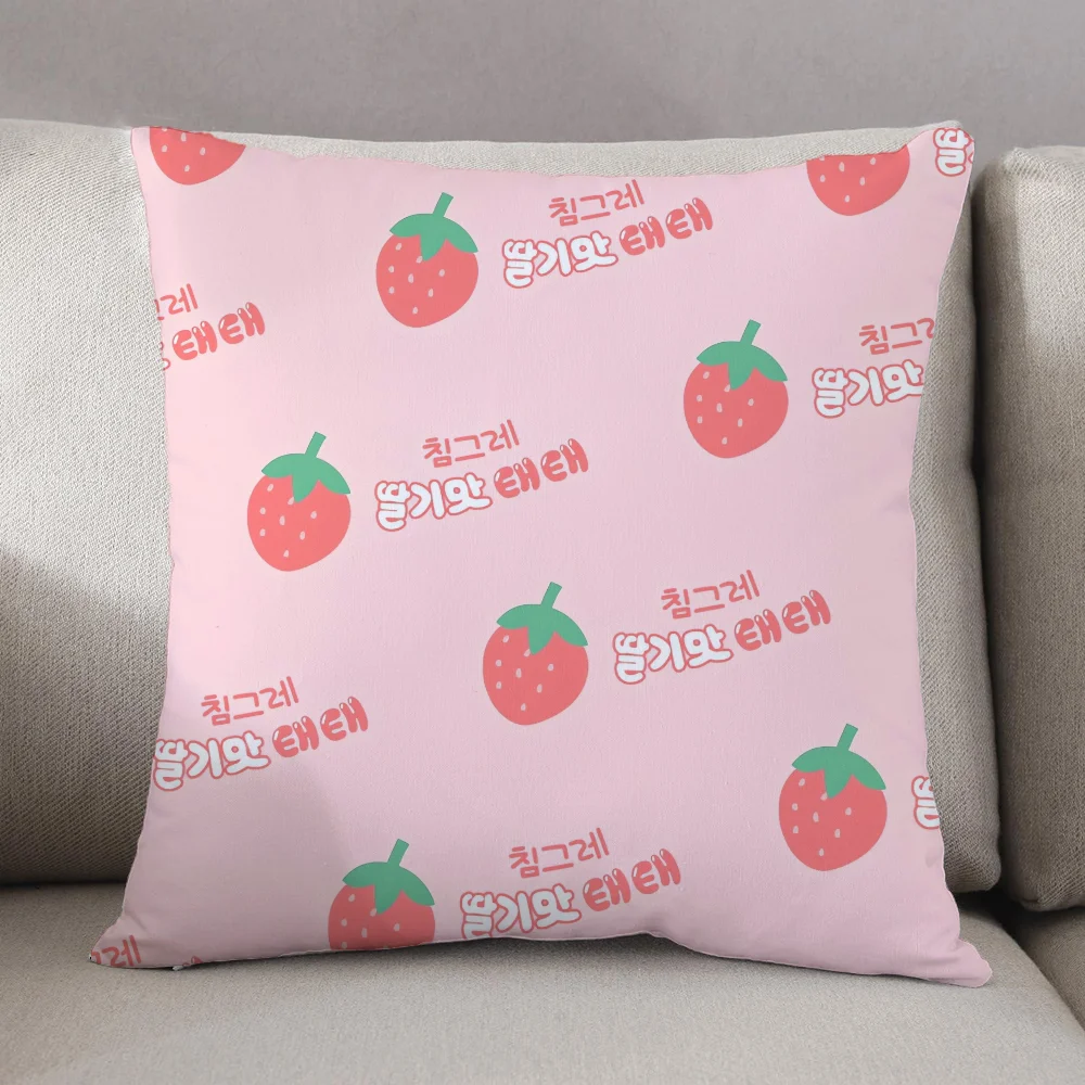 Binggrae Декоративные Чехлы Для Подушек 45x45 См Плюшевые Квадратные Наволочки