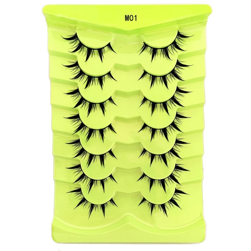

Wispy Lash Volume Eyelashes Handmade Fake Eyelash Extension Reusable Beauty Tool