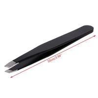 professional eyebrow tweezer slant tip hair removal stainless steel makeup tools drop shipping