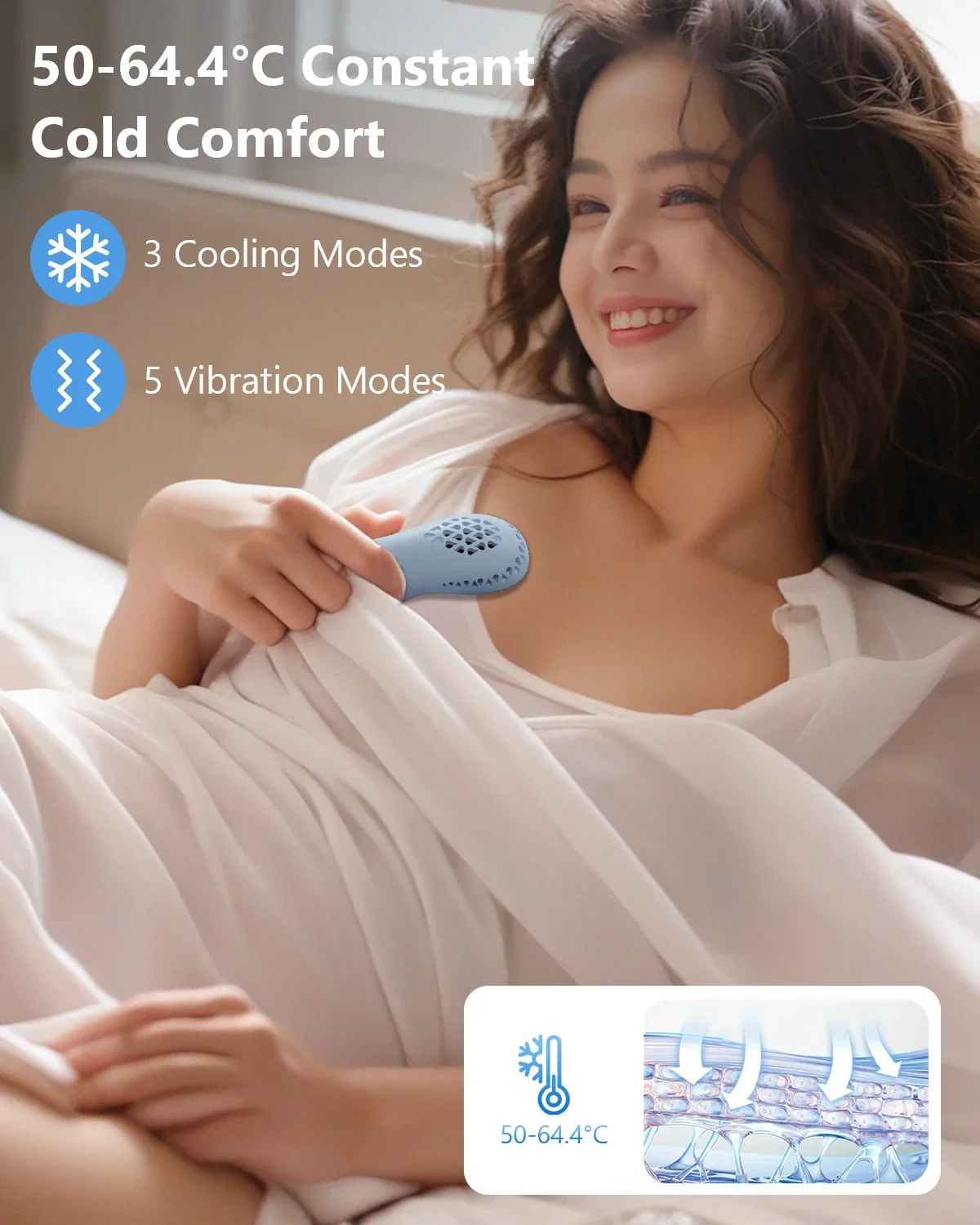 HORIGEN Лактационный массажер 2 в 1 холодный компресс и вибрационная охлаждающая