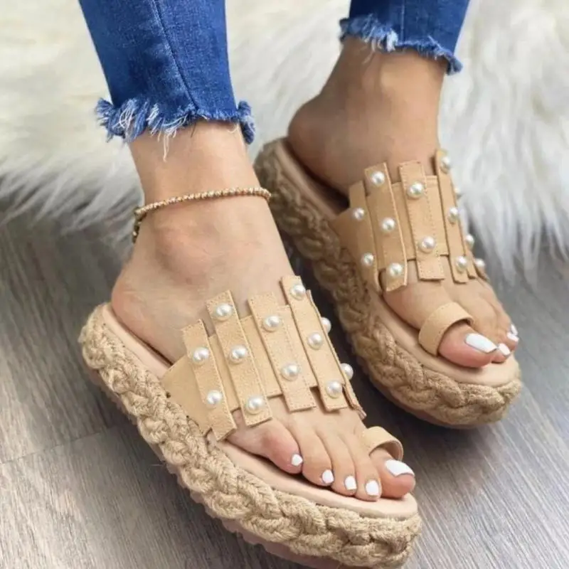 Women's Sandals 2022 Sandals Women's Buckle Strap Platform Women's Shoes Solid Color Sandals Women's Shoes Women's Outdoor Beach