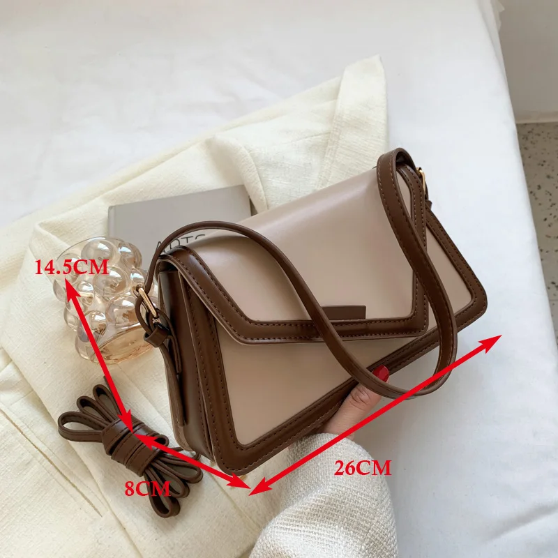 

New Hot Women's Shoulder Bag PU Leather Handbag Messenger Bag Preppy Style Female Bag Summer Envelope Bag High quality Briefcase