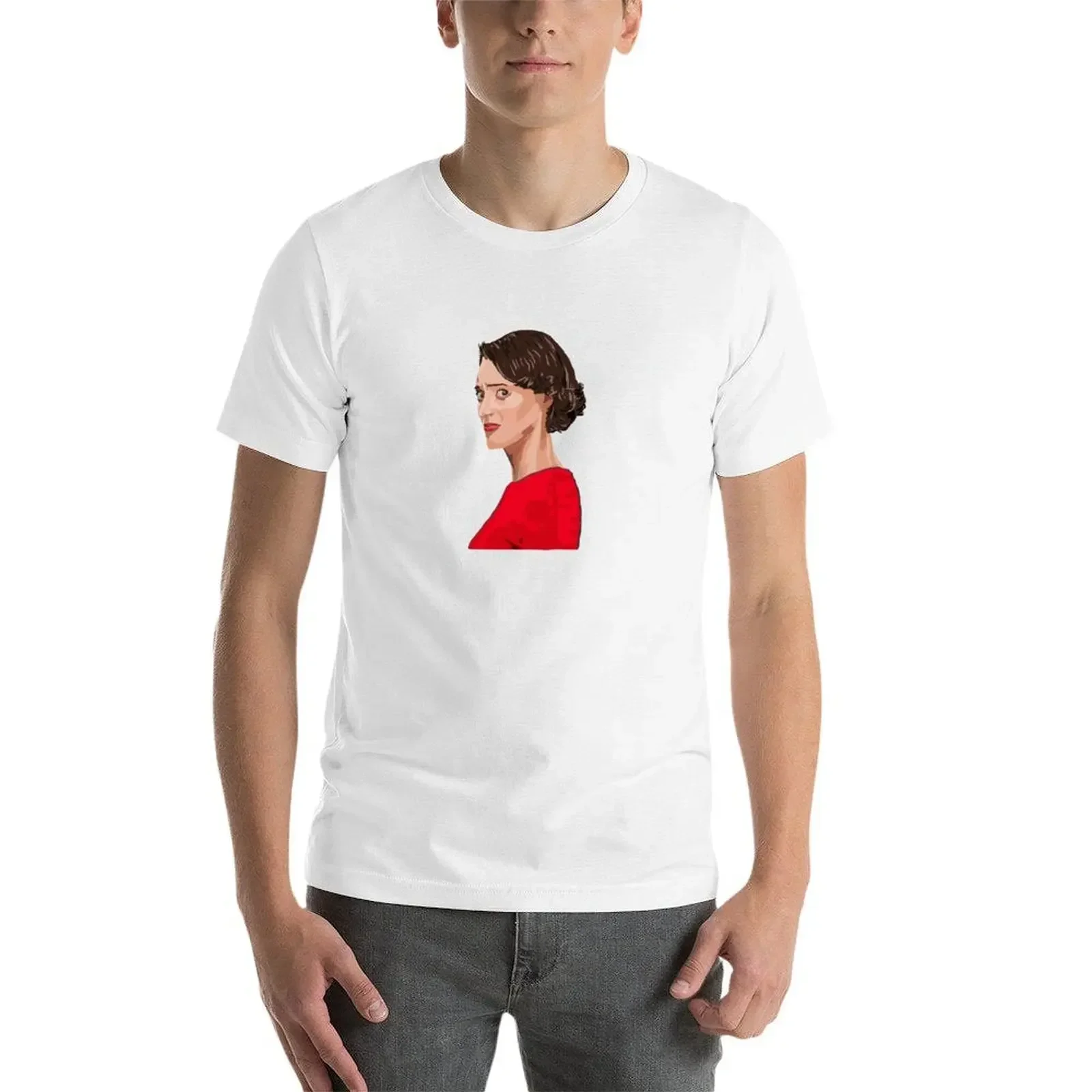 Футболка Fleabag BBC Digital Art Drawing Fanart винтажная одежда больших размеров рубашки