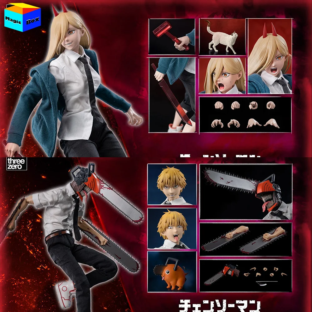 

В наличии Threezero 1/6 Denji 3Z040 7 Power 3Z0408 12-дюймовая аниме Женская/Мужская экшн-фигурка солдата хобби Коллекционирование модели