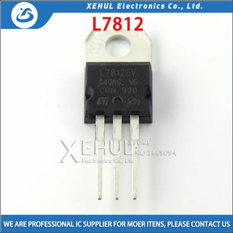 Рисунок 2 - Регулятор напряжения 7812 L7812CV L7812 TO-220 12 В