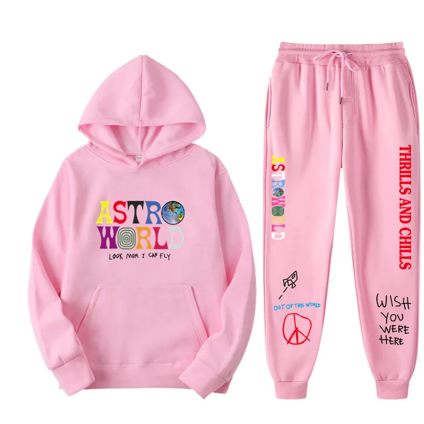 2023 New Fashion Hoodie Sweater Set Letter Hip Hop Astroworld Hoodie Street Apparel Men's and Women's Sweatshirt