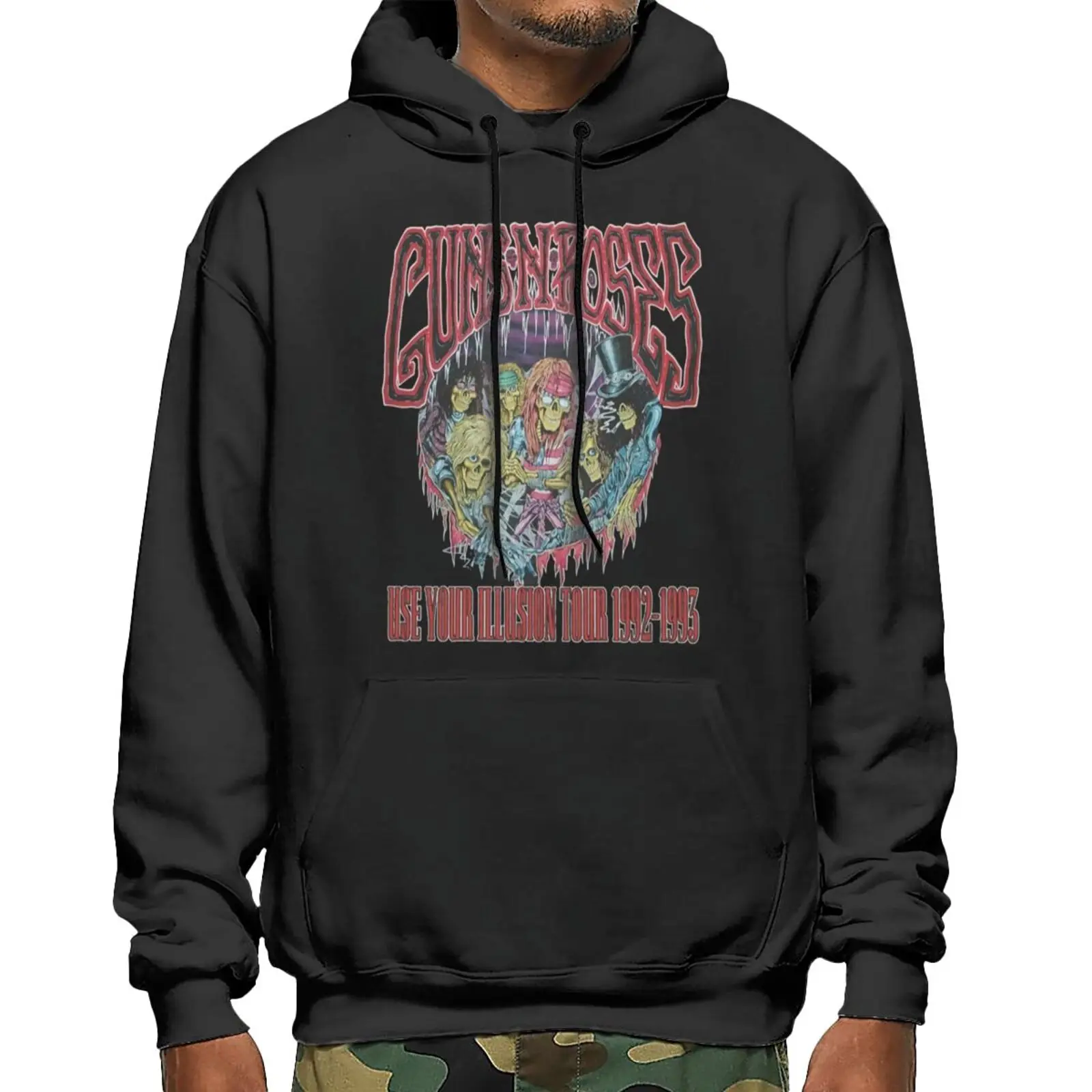 

Guns N Roses Illusion Monsters Official Sweatshirts Hoodies Women's Hoodie Mens Clothes Men's Clothes Man Sweatshirts Oversize