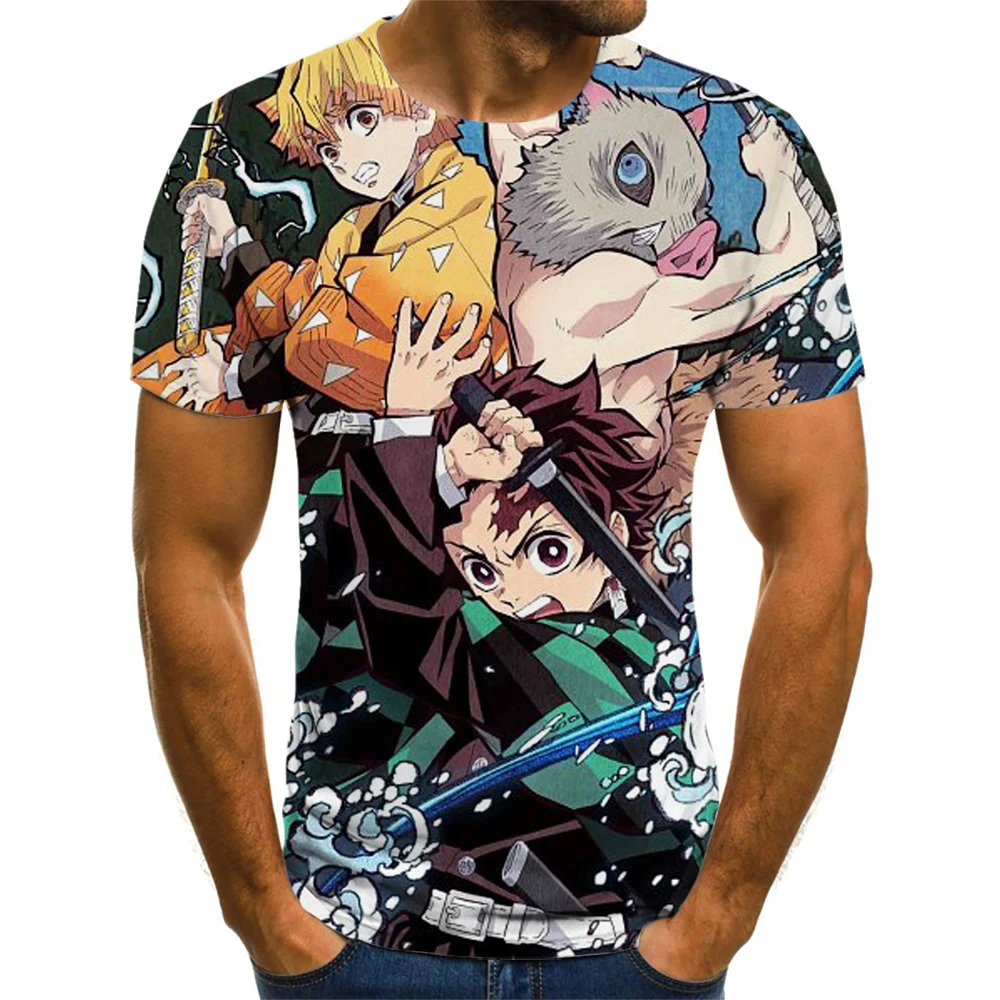 

Fashion Hot Sale T-Shirt Men/Female Anime Demon Slayer 3D Printed T-Shirt Men/Women Summer T-Shirt Streetwear Oversized Top