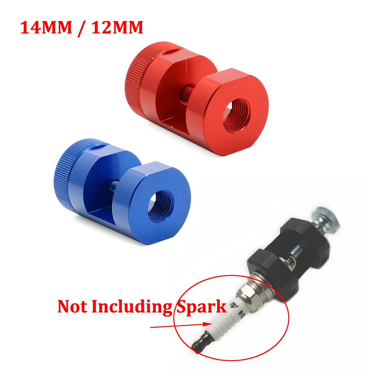 

1pc Spark+Plug Billet Aluminum Precision 14MM 12MM Car Spark Plug Gap Tool Sparkplug Caliper Gapper Gapping M14 X 1.25