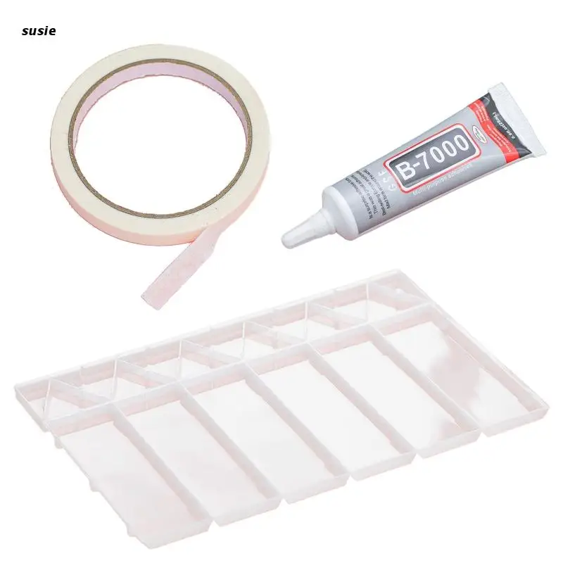 

X7YA Lantern Silicone Mold DIY Pen Holder Makeup Brush Holder Epoxy Casting Mold