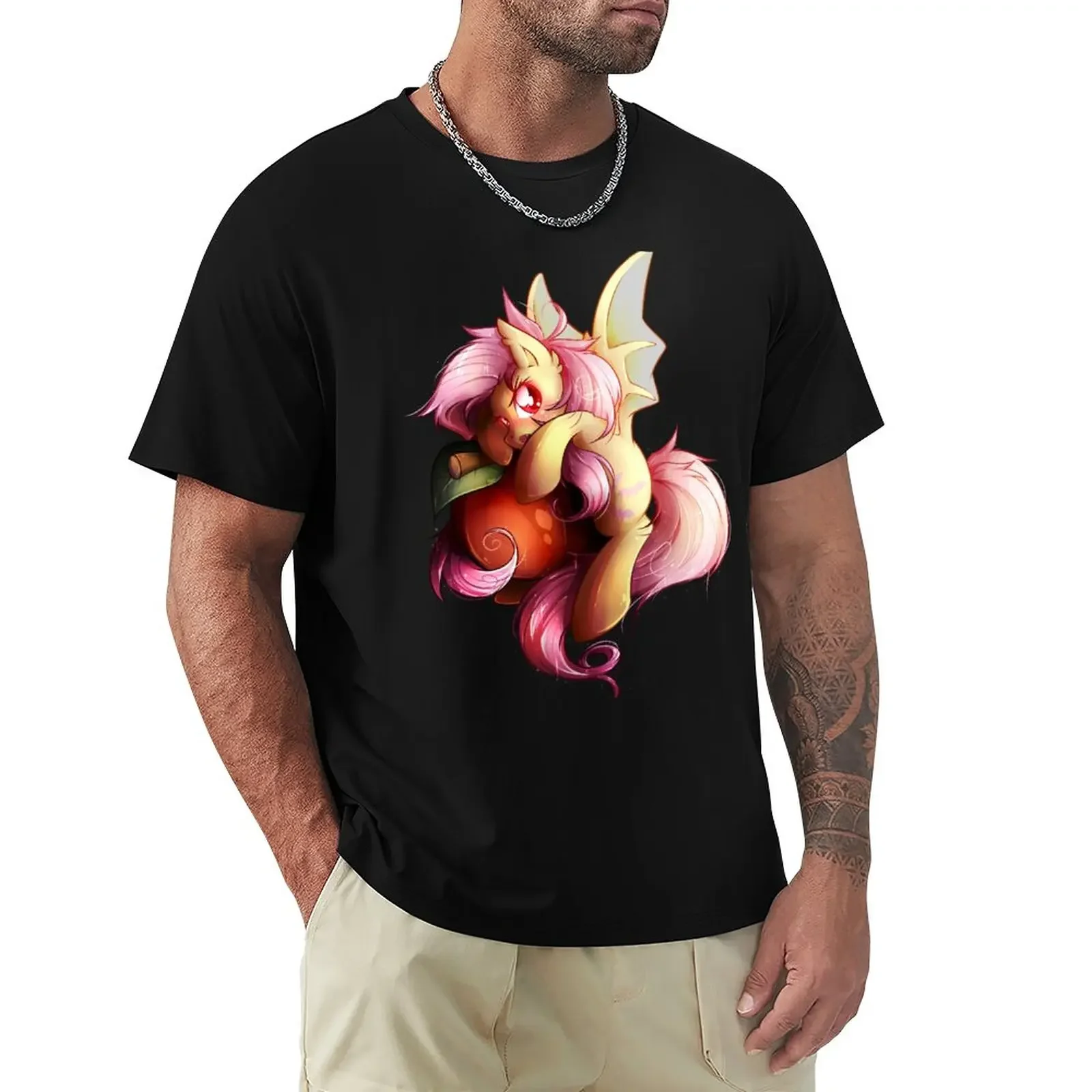 Футболка Flutterbat милая одежда Мужская хлопковая футболка funnys