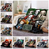 it horror movie characters 3d print blanket ultra soft plush flannel blanket for sofa bed couch best office gifts