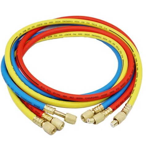 Автомобильный Кондиционер r134a семейный хладагент в комплекте с двойным манометром, запчасти для ремонта кондиционера