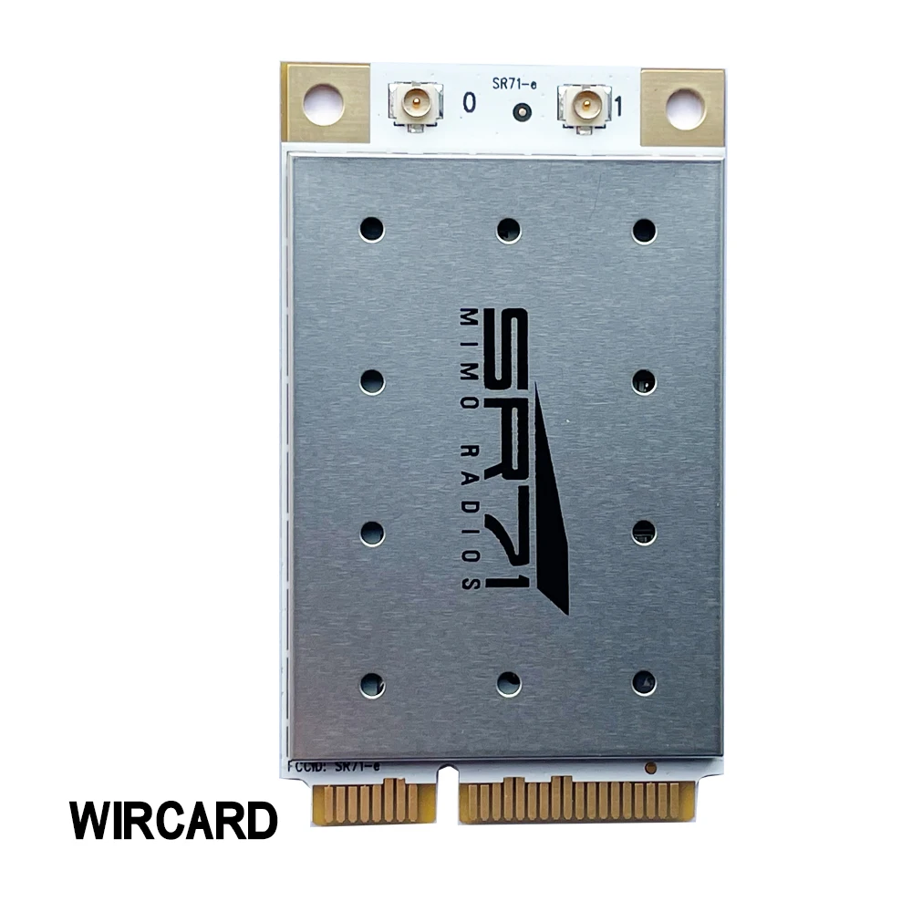 Фото WIRCARD SR71-E AR9280 802.11 A/B/G/N MINI PCI-E 400 МВт Hi-Power 802.11bgn двухдиапазонный беспроводной модуль 2,4 ГГц 5 ГГц 2x2 MIMO №2