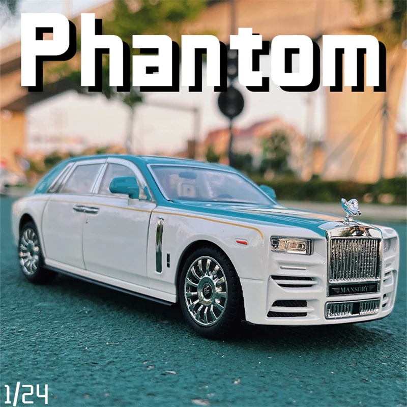 Модель машины из металлического сплава в масштабе 1:22 Rolls-Royce Mansory Phantom литой и