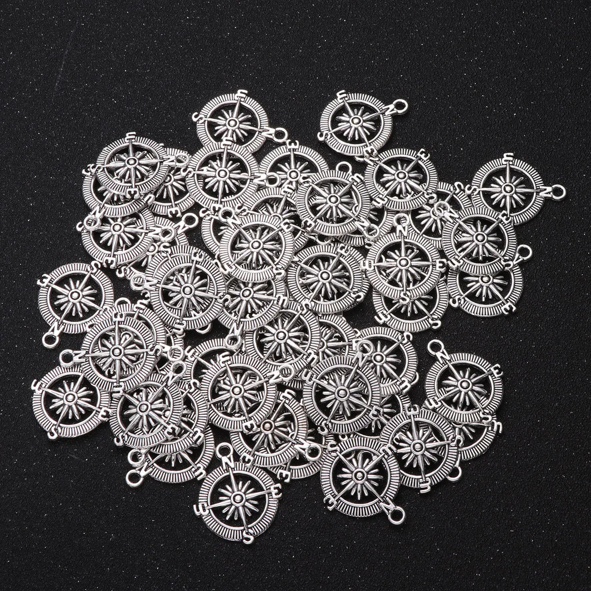50pcs Graduation Charms Pendant Graduation Compass Pendants Charm for Bracelets Chain Necklace Craft Jewelry Making Accessories