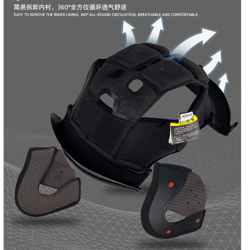 Мужской мотоциклетный шлем с солнцезащитным козырьком в стиле ретро 4 вида