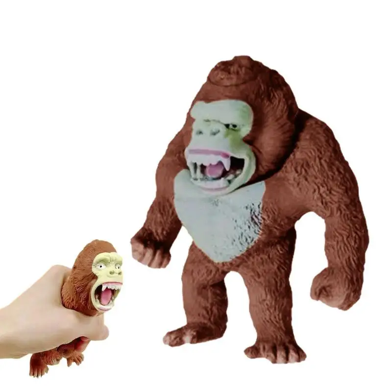 

Stretchy Monkey Toy Gorilla Monkey Toy Kids Jungle Animal Figurine Halloween Monkey Toy Stress Relief Toys For Adults Novelty To