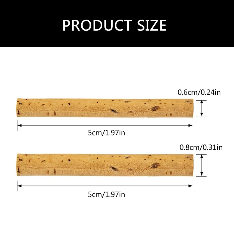 Удочка плавучести Oaks 20 шт. набор поплавков из мягкой пробки диаметр 6 мм и 8