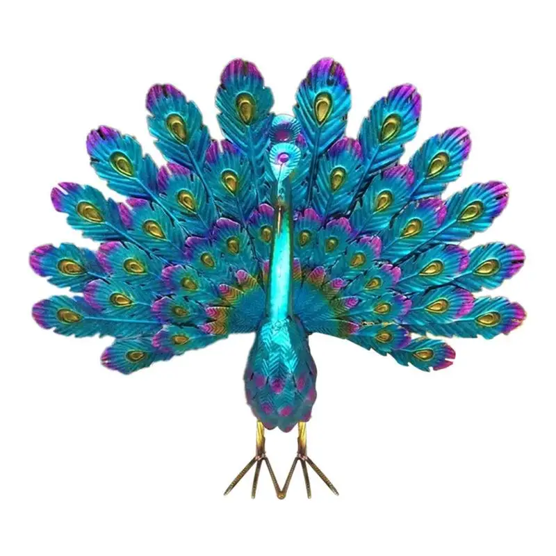 

Статуя Peacocks, уличная скульптура, металлический Павлин, двор, художественное украшение, Современная декоративная статуя для газона, свадебное украшение