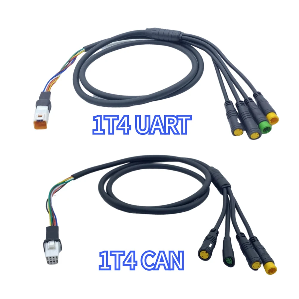 

E-Bike Motor Cable Premium E Bike Motor Cable Assembly Suitable for Bafang M400 G330 G510 M620 1T4 Can/Uart and 130x Throttle