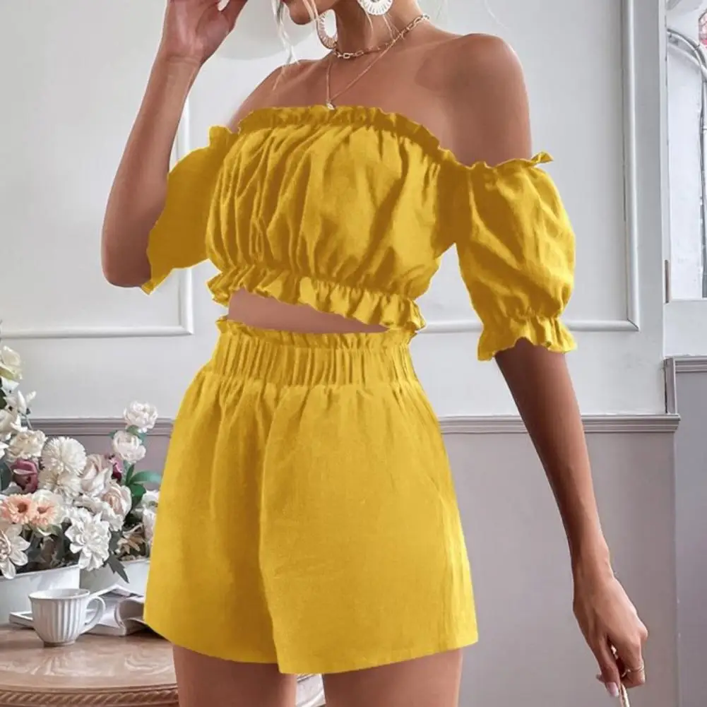 

2 шт./комплект, женские шорты с открытыми плечами