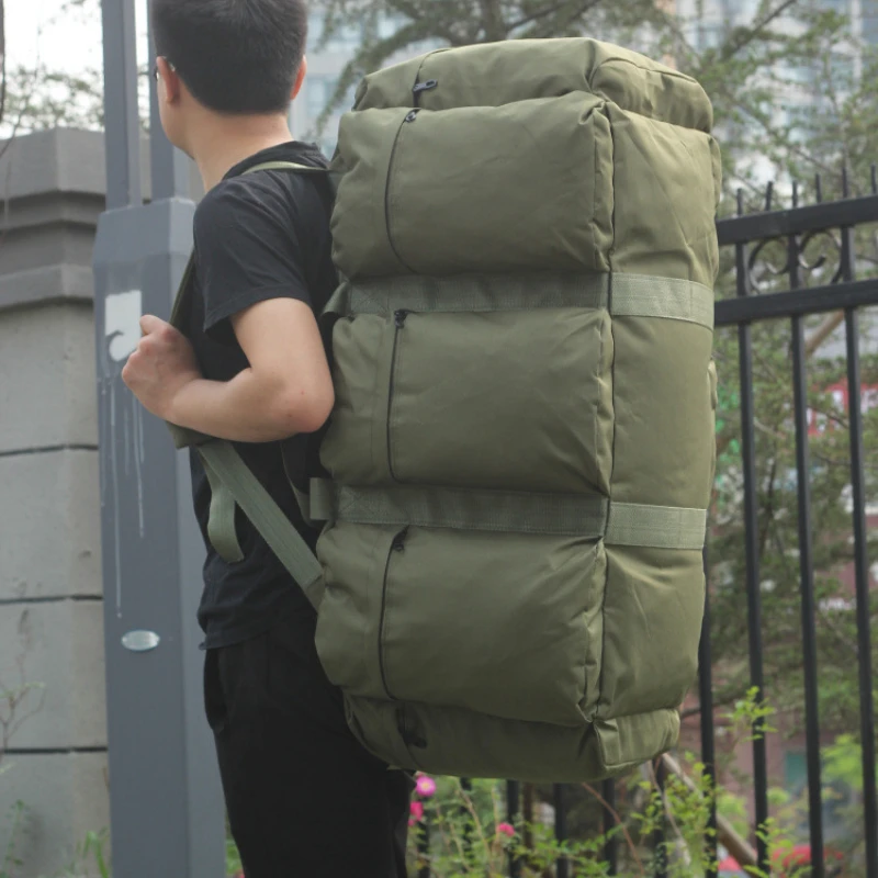 

New multi-functional travel waterproof outdoor cross-country mountaineering adventure bag Shoulder duffel bag Travel backpack